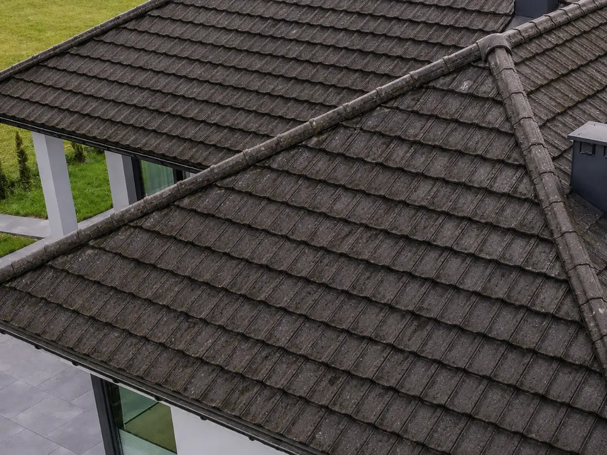 Dachówka Ceramiczna – przed myciem